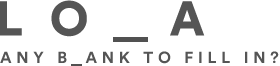 Any b_ank to fill in?